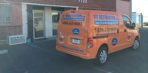 Water and Mold Cleanup Van